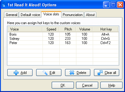 Screenshot of the best natural reading software you ever met! Enable your computer with voice right now!